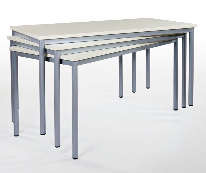 Rechtecktisch, Metallgestell