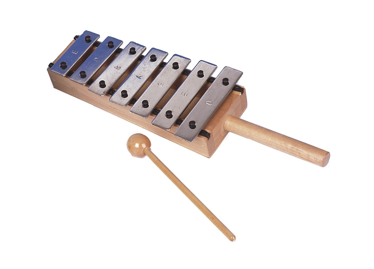 Glockenspiel (7 Töne, pentatonisch, mit Schlägel)