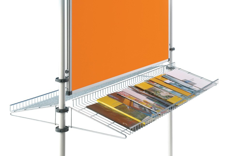 Präsentationstafel NSTT F, Veloursstoff Vorder- Rückseite gleiche Farbe