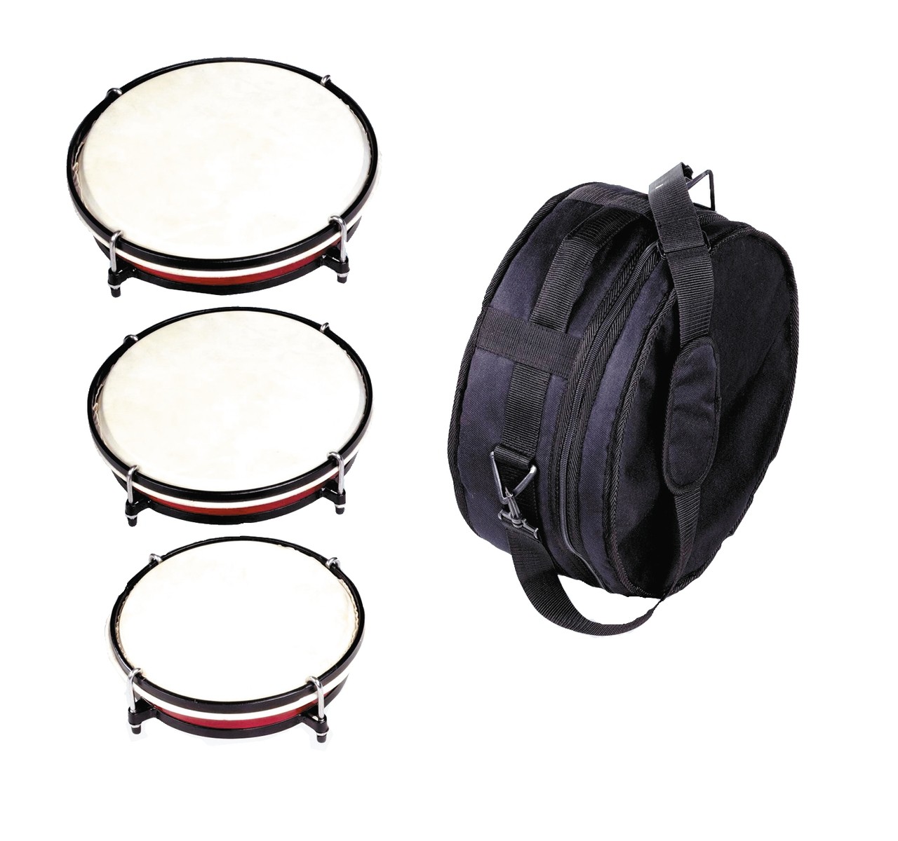 Samba Trommel Set (30 cm, 25 cm, 20 cm)