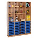 Ergo Tray Regal, 32 flache Schübe, 3