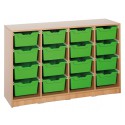 Ergo Tray Regal,16 hohe Schübe, K