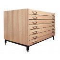 Planschrank / Papierschrank / Bildertruhe Modell B2