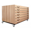 Planschrank / Papierschrank / Bildertruhe  Modell B2 F