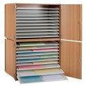 Planschrank / Papierschrank / Bildertruhe Modell B8