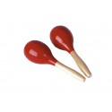 Maracas (Holz, klein, rot, 145 mm)