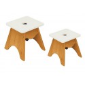 Landhaus-Puppenhocker, Set
