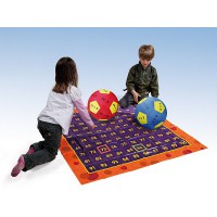 Im Set enthalten: • 1 Lernspielball: Plus- und Minusaufgaben im ZR bis 100 • 1 Lernspielball: Multiplikation, Kleines 1 x 1 • 1 Hundertertafel für den Fußboden