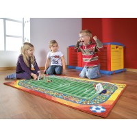 Schöner, bunter Spielteppich in Top-Qualität
