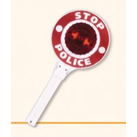 Polizeikelle mit Blinklicht