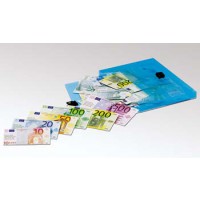 Banknotensatz mit 46 Banknoten (Geldscheinen), magnethaftend