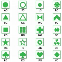 Die Symbole sind auf selbstklebende Klarsichtfolie gedruckt und sind als Ergänzung zu den farbigen bzw. halbfarbigen Magnetsymbolen gedacht.