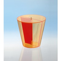 Modell J3003-1a12 Geometrische Körper aus gefärbtem Acrylglas.