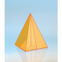 Modell J3003-1a4, Geometrische Körper aus gefärbtem Acrylglas.