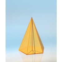 Modell J3003-1a5, Geometrische Körper aus gefärbtem Acrylglas.