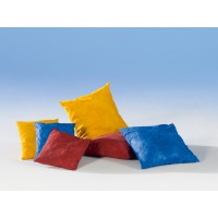 Kuschelkissen mit Flockenfüllung (Bezüge in URR (rot), UYY (gelb), U BB (blau)