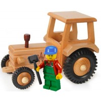 Traktor mit Dach