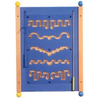 Wandelement Magnet Rallye, spielen mit Magneten