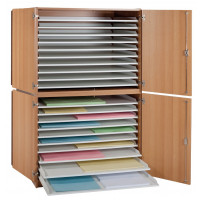 Planschrank / Papierschrank / Bildertruhe Modell B8