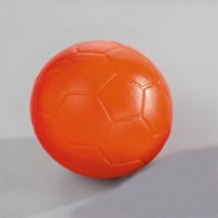 Soft Fußball in 2 Farben lieferbar (rot, gelb), Ø 21 cm