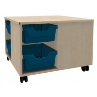 SPIELINSEL A-TOLL MIDI CS, MIT 8 HOHEN ERGO TRAY BOXEN C2, FAHRBAR