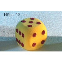 Schaumstoff-Augenwürfel, 12 cm hoch