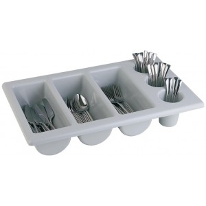 Besteckkasten-Set, grau