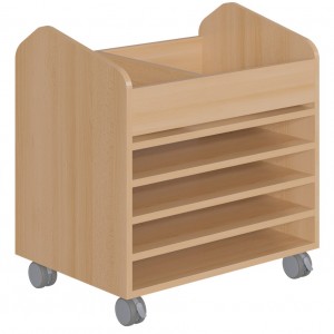 Bastelwagen "KREATIVBASTI 2", doppelseitig nutzbar