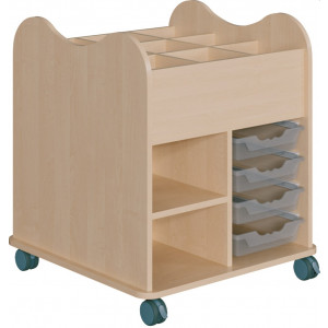 Bastelwagen „Kreativo“, doppelseitig nutzbar