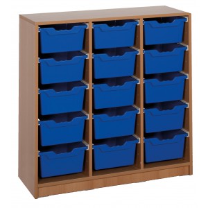 Ergo Tray Regal, 15 hohe Schübe, HH