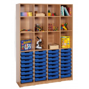 Ergo Tray Regal, 32 flache Schübe, 3
