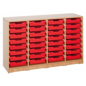 Ergo Tray Regal, 32 flache Schübe, K