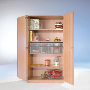 Schrank Mit 3 Flachen 3 Hohen Schuben Transparent