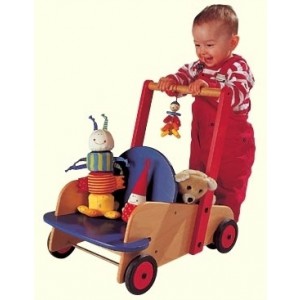 HABA Puppen - / Lauflernwagen, natur