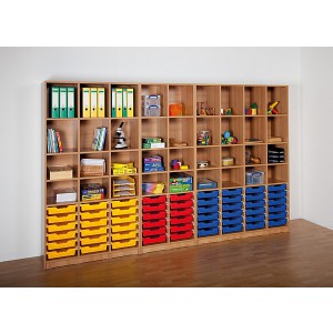 Anbauwand mit Ergo Tray Boxen