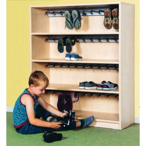Stiefelregal für 20 Paar Schuhe / feuerhemmend