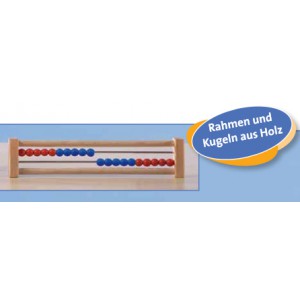 Schülerrechenmaschine "System Oehl" (1-20, Rot / Blau)