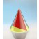 Modell J3003-1a24, Geometrische Körper aus gefärbtem Acrylglas.