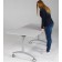 Seitenklapptisch mit Vollkernplatte " PowerSurf", fahrbar / B/H/T: 160 x 72 x 80 cm